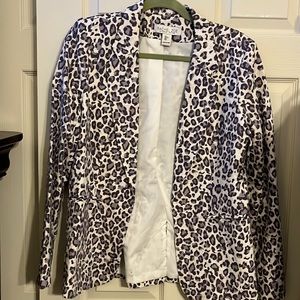Rachel, Zoe, ladies linen blazer, size large